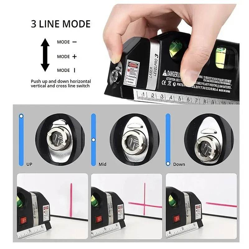 Laser Level with Built-in Tape – USA Imported - Raffa Store