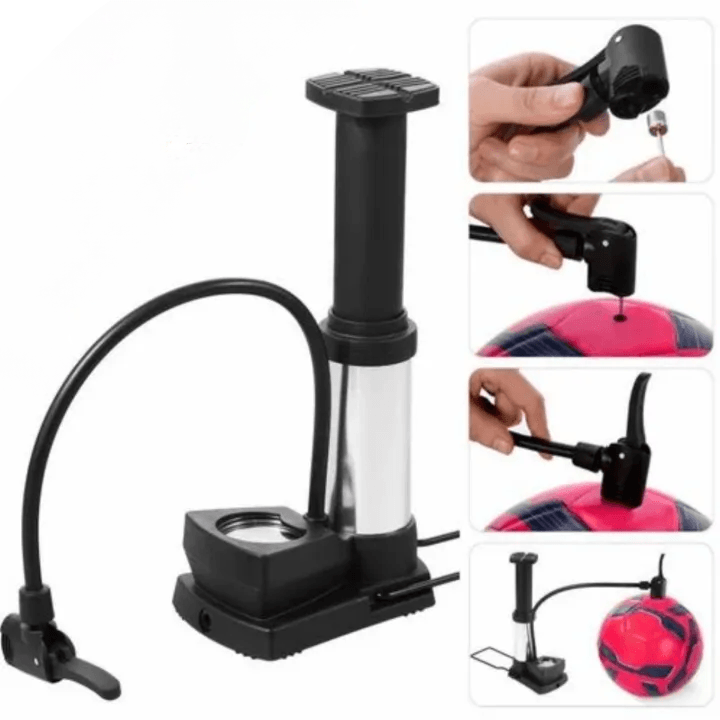 High Pressure Foot Air Pump with Gauge - Raffa Store