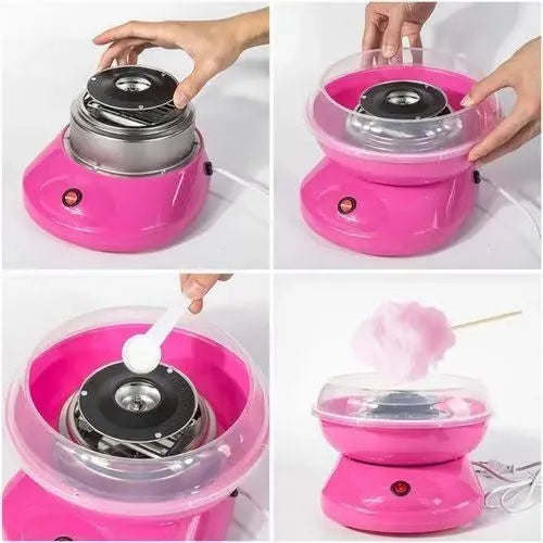 Mini Cotton Candy Maker Machine With Free Watch
