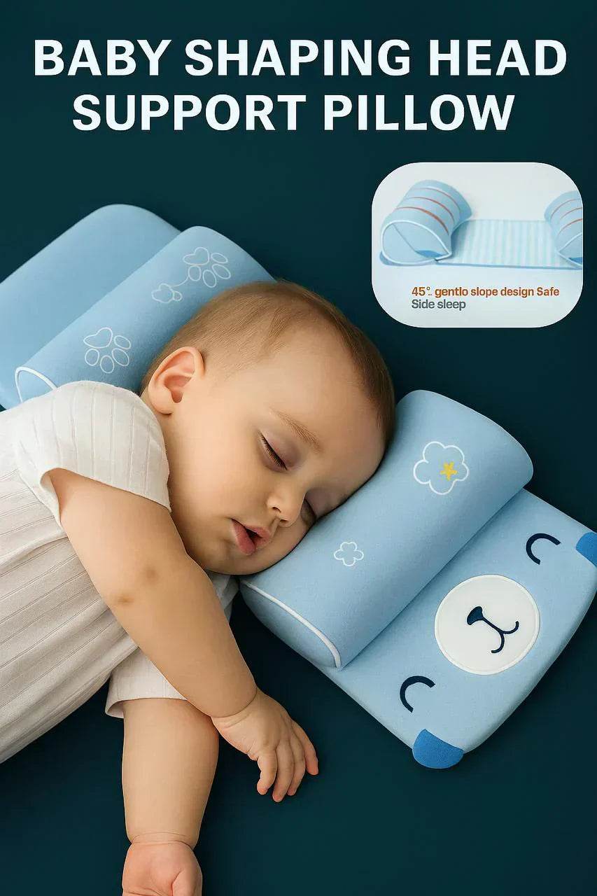 Organic Baby Head Shaping Pillow – Skin-Friendly & Organic Cotton - Raffa Store