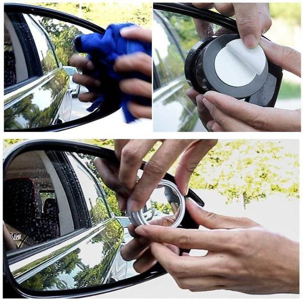 2 Pcs Round Blind Spot Mirrors – Wide-Angle View - Raffa Store