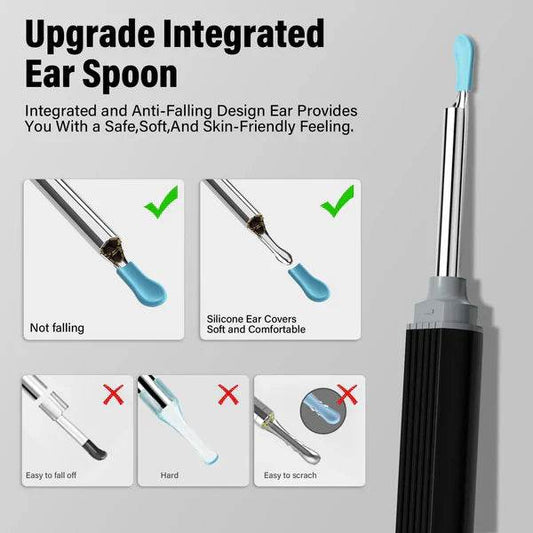 Ear Cleaner Wireless Otoscope Removal Tool With Camera 6 LED Light - Raffa Store
