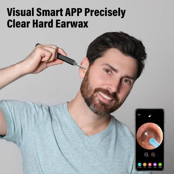 Ear Cleaner Wireless Otoscope Removal Tool With Camera 6 LED Light - Raffa Store