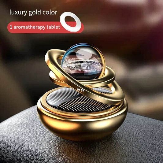 Crystal Star Solar Rotating Car Air Freshener - Raffa Store