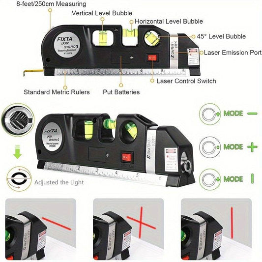Laser Level with Built-in Tape – USA Imported - Raffa Store