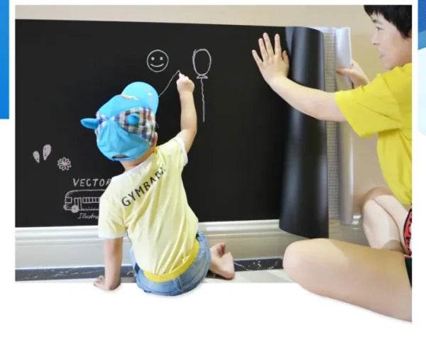 Whiteboard/Chalkboard Sticker Roll +1 Free Marker/5 Chalks - Raffa Store