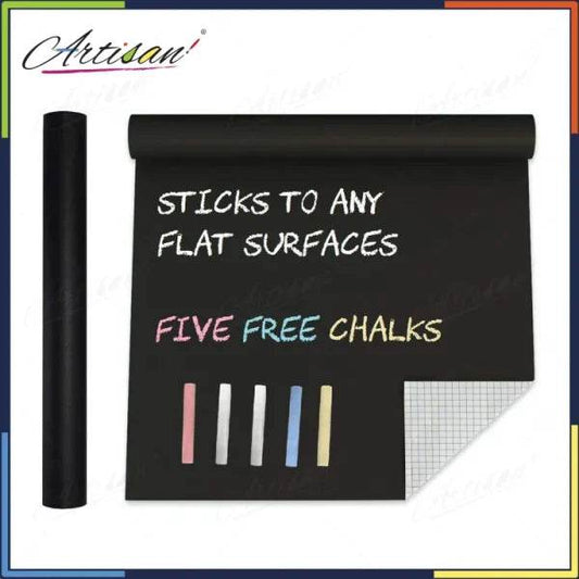Whiteboard/Chalkboard Sticker Roll +1 Free Marker/5 Chalks - Raffa Store