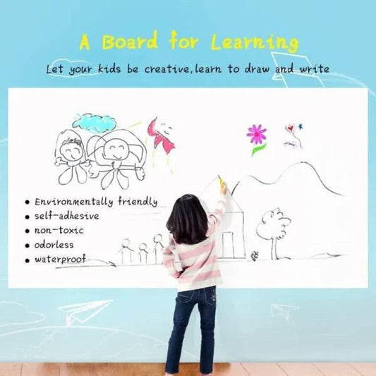 Whiteboard/Chalkboard Sticker Roll +1 Free Marker/5 Chalks - Raffa Store